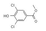 3,5-二氯-4-羟基苯甲酸甲酯；