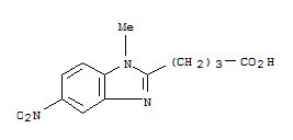 1-甲基-5-硝基-2-苯并咪唑丁酸