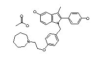Bazedoxifene acetate