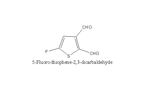 5-氟噻吩-2，3-二甲醛