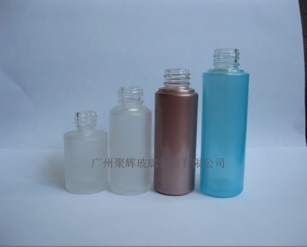 供应10ML-100ML乳液、化妆水、保养液玻璃瓶 喷色玻璃瓶 防紫外线 现货
