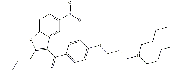 2-丁基-3-(4-(3-二丁基氨基丙氧基)苯甲酰基)-5-硝基苯并呋喃