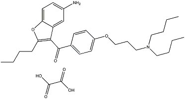 (5-氨基-2-丁基-3-苯并呋喃基)4-3-(二丁基氨基)丙氧基二草酸盐