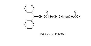 FMOC-NH-PEG-CM，芴甲氧羰基-氨基-聚乙二醇-羧甲基，芴甲氧羰基保护