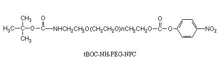 BOC-NH-PEG-NPC,氨基甲酸叔丁酯-聚乙二醇-对硝基苯碳酸酯