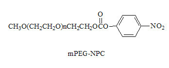 mPEG-NPC，甲氧基-聚乙二醇-硝基苯碳酸酯，mPEG-Nitrophenyl Carbonate