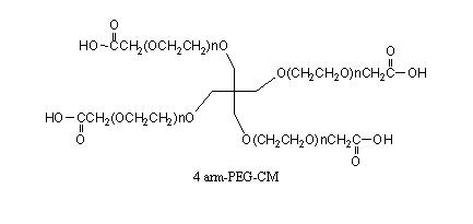 4arm-PEG-CM，四臂-聚乙二醇-羧甲基，4arm-PEG-Carboxymethyl