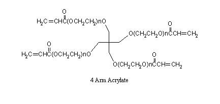 4arm-PEG-ACRL，四臂-聚乙二醇-丙烯酸，4arm-PEG-Acrylate