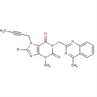 供应 8-溴-7-(2-丁炔-1-基)-3,7-二氢-3-甲基-1-[(4-甲基-2-喹唑啉基)甲基]-1H-嘌呤-2,6-二酮