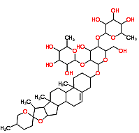 薯蓣皂苷 60478-68-4 Dioscin 对照品标准品