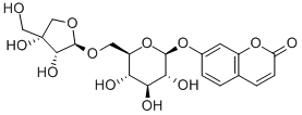 芨芨芹菜糖基茵芋甙对照品标准品 Apiosylskimmin(CAS:103529-94-8)