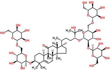 11-氧-罗汉果皂甙V,11-oxo-mogroside V,126105-11-1