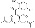 β,β-二甲基丙烯酰紫草素对照品标准品 β,β-dimethylacrylshikonin(CAS:24502-79-2)