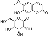 秦皮苷对照品标准品 Fraxin(CAS:524-30-1)