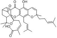 藤黄酸对照品标准品 Gambogic acid(CAS:2752-65-0)