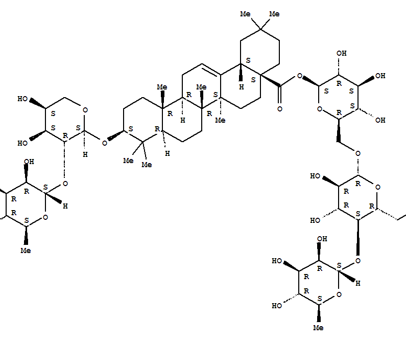 刺五加叶中对照品标准品 Hedera saponin B(CAS:36284-77-2)