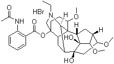 氢溴酸高乌甲素对照品标准品 Lappaconitine Hydrobromide (CAS:97792-45-5)