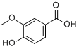 香草酸对照品标准品 Vanillic acid(CAS:121-34-6)