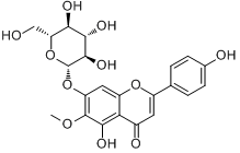 高车前苷对照品标准品 Homoplantaginin(CAS:17680-84-1)