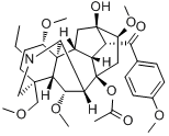 草乌甲素对照品标准品 bulleyaconitine A(CAS:107668-79-1)