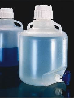 Nalgene  2319可高温高压灭菌的细口大瓶（带放水口），
