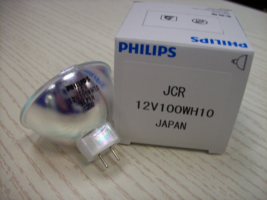 PHILIPS三好灯杯 JCR 12V100WH10 仪器仪表光源