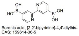 159614-36-5；2,2'-联吡啶-4,4'-二硼酸 ；Boronic acid, [2,2'-bipyridine]-4,4'-diylbis-