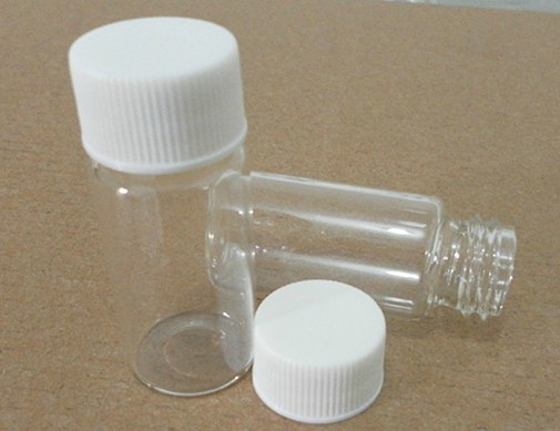 10ml透明玻璃样品瓶（瓶盖PE垫）