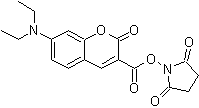 DEAC,SE [7-二乙胺基-2-氧代-2-苯并吡喃-3-羧酸，琥珀酰亚胺] -DEAC,SE [7-Diethylaminocoumarin-3-carboxylic acid, succinimidyl ester]