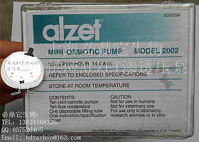 ALZET osmotic pumps 2002