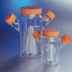 美国Corning 4500-125，4500-250，4500-500，4500-1L，双侧臂玻璃细胞悬浮培养瓶