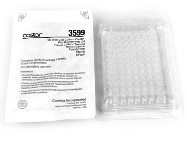  康宁corning 96孔细胞培养板Costar3599[TC,标准透明板]