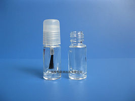 3ml玻璃指甲油瓶毛刷瓶