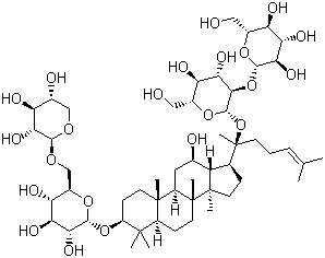 成都瑞芬思生物供应天然产物单体人参皂苷Rb3；Ginsenoside Rb3≥98%