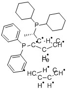(S)-(+)-1-[(R)-2-(二苯基膦)二茂铁]乙基二环已基膦