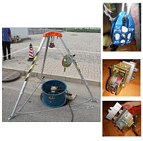 有限空间作业气体检测仪呼吸器送风机数码发电机