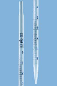 刻度移液管，PP材质，10:0.1 ml，“EX”校准，8 mm