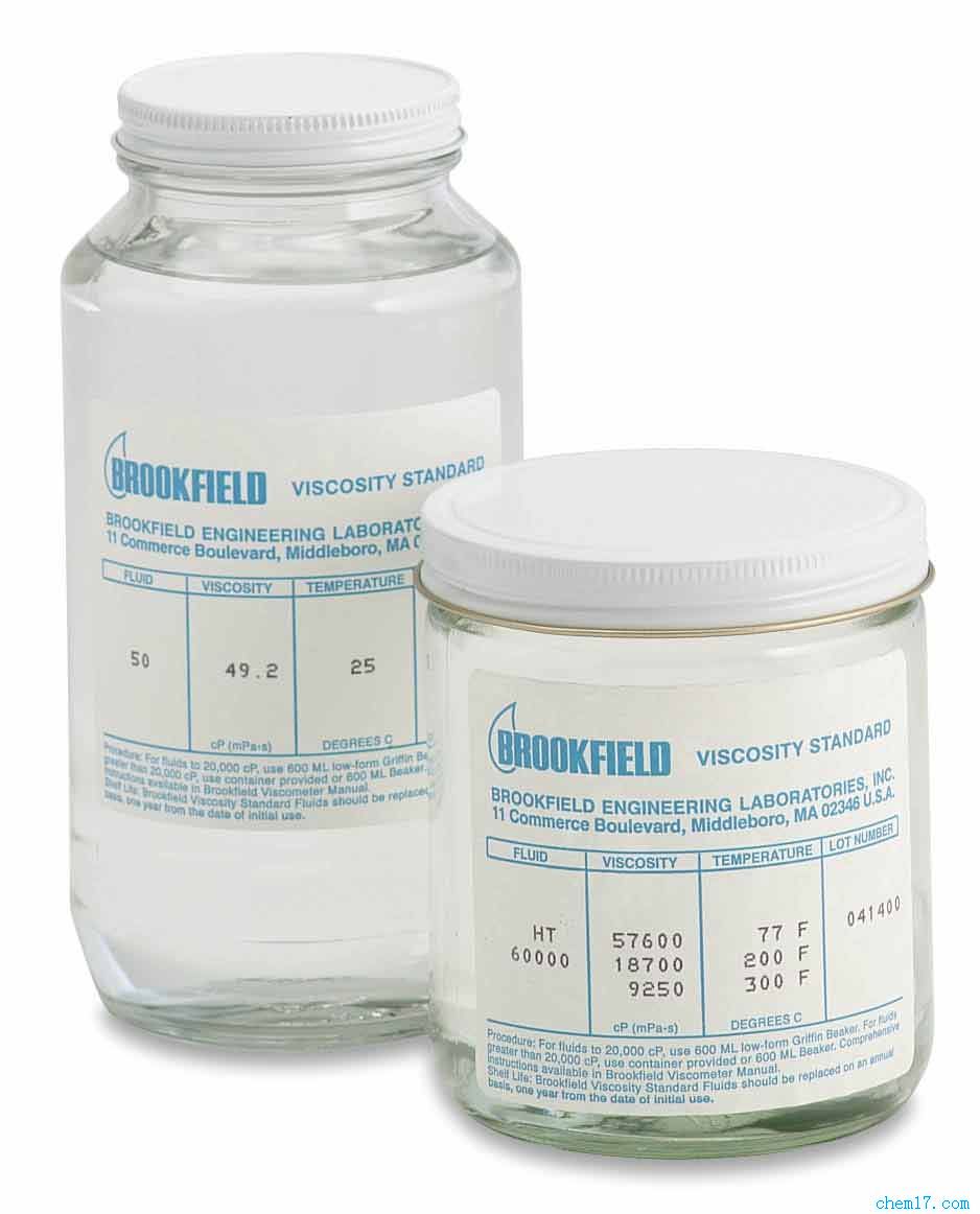 博勒飞brookfield标准粘度液 通用硅油/高温硅油
