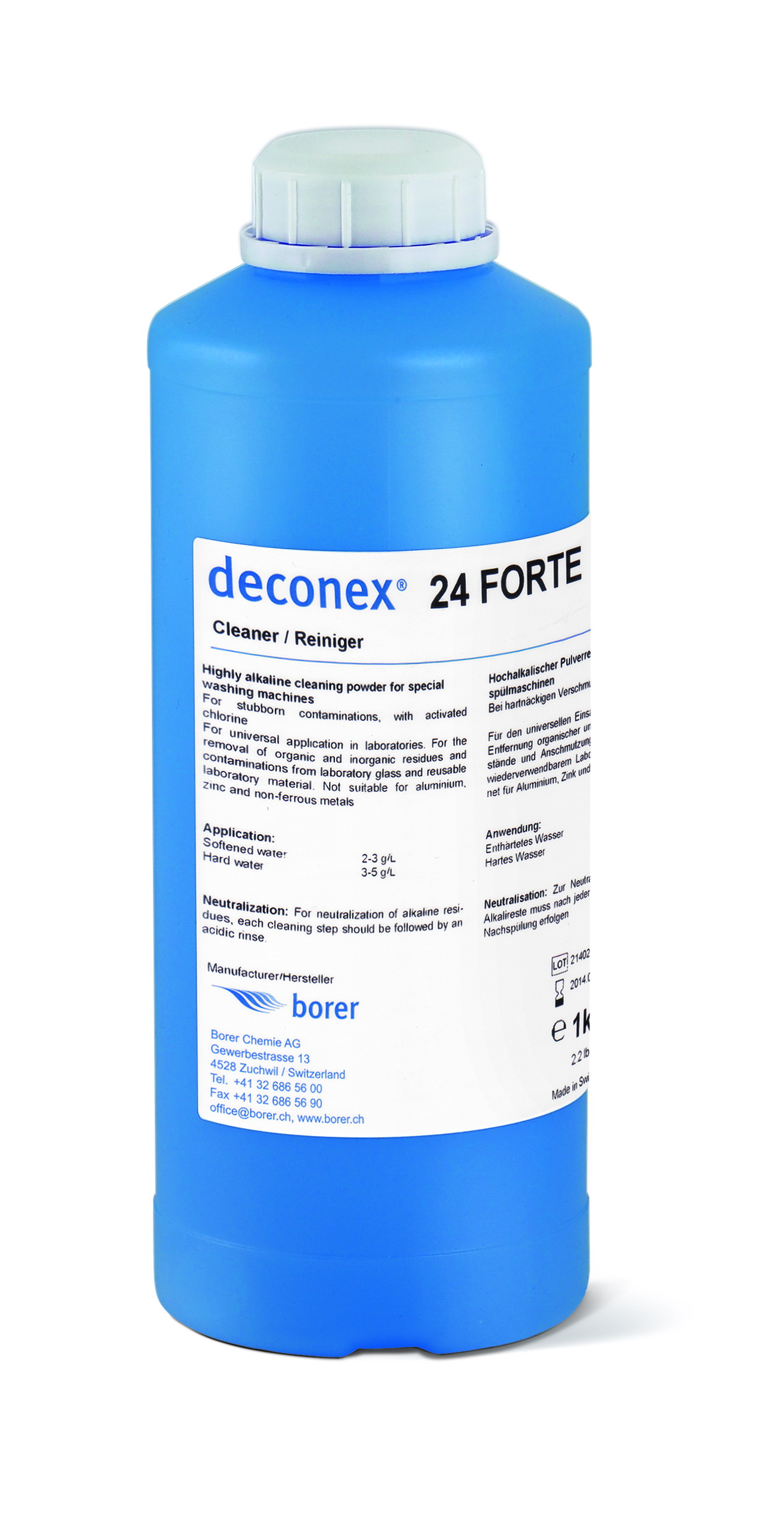 deconex 24 FORTE 机洗专用固体清洗剂