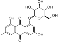 大黄素-8-O-β-D-葡萄糖苷|23313-21-5|标准品