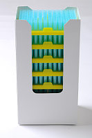 100-1000ul吸嘴，蓝色，带刻度，叠装 KIRGEN科进