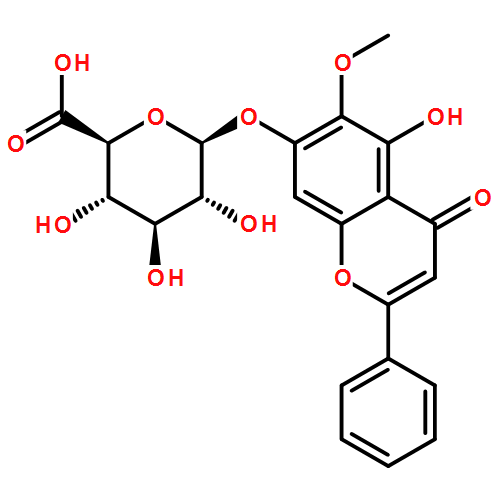 千层纸素A-7-0-β-D-葡萄糖醛酸苷>36948-76-2