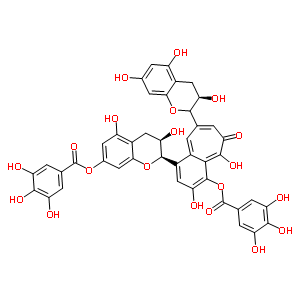 茶黄素-3,3'-双没食子酸（TFBG）（CAS：33377-72-9）中药对照品