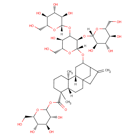 莱苞迪苷A （CAS：58543-16-1）中药对照品，标准品 