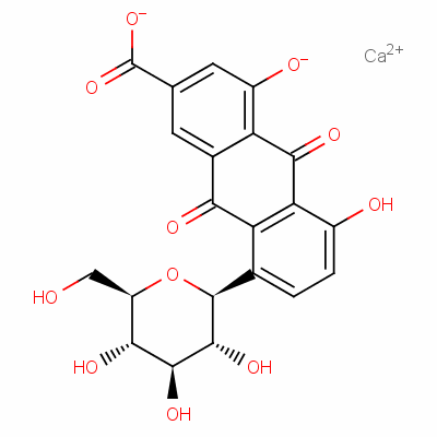 大黄酸-8-O-β-D-葡萄糖苷（CAS：113443-70-2）中药对照品，标准品