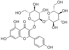 山奈酚-3-O-槐糖苷（CAS：19895-95-5）对照品，标准品供应  