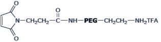 MAL-PEG-NH2 聚乙二醇衍生物/修饰剂产品图