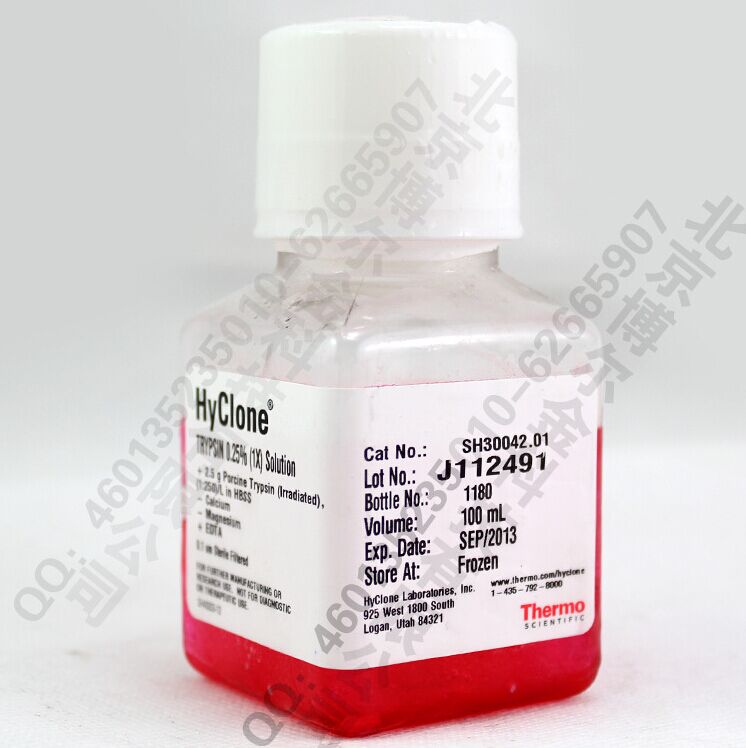 HyClone 胰蛋白酶0.25% SH30042.01