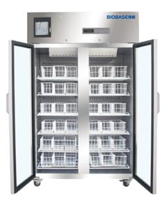 厂家直销博科1000L立式双开门4±1℃血液冷藏箱
