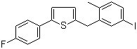 2-(4-氟苯基)-5-[(5-碘-2-甲基苯基)甲基]噻吩/CAS No.: 898566-17-1